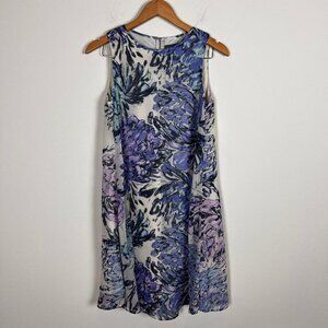 2/$30 Taylor for a Pea in the Pod Sleeveless Floral Shift Dress S